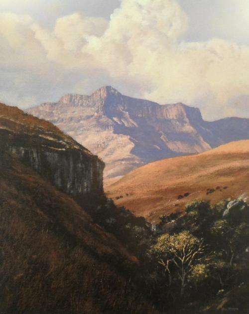John Meyer - Under Giants Castle - A magnificent print! Bid now!