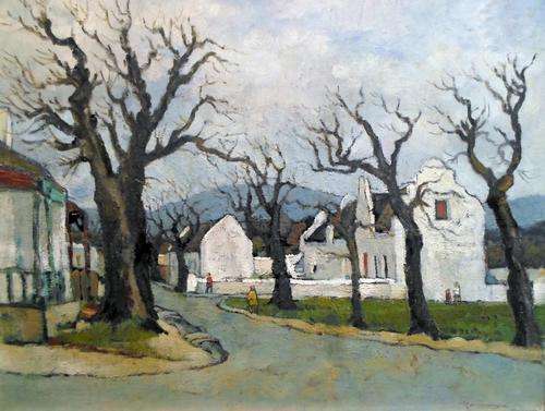 Piet Kannemeyer - Cape Dutch houses - Magnificent investment art!! Bid now!