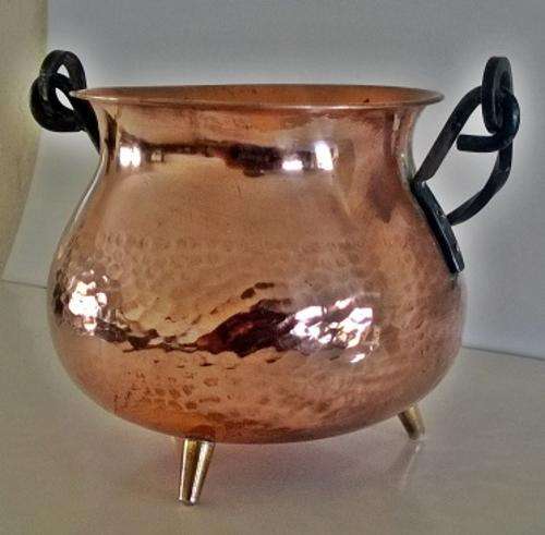 Tripod Copper pot