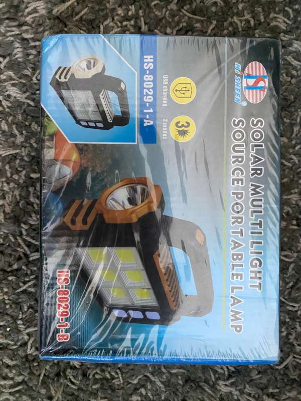 Solar portable lamp(can charge phone)
