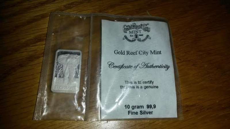 10 gram Fine Silver bar