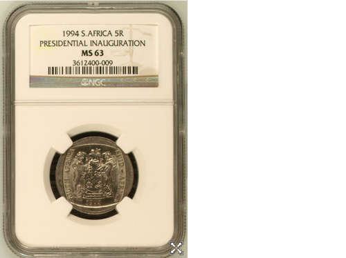 1994 Inauguration R5 NGC MS63