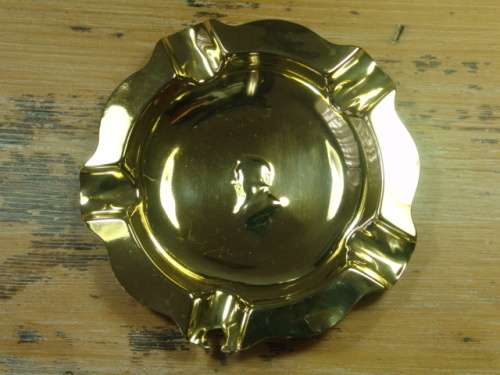 Paul Kruger brass ashtray