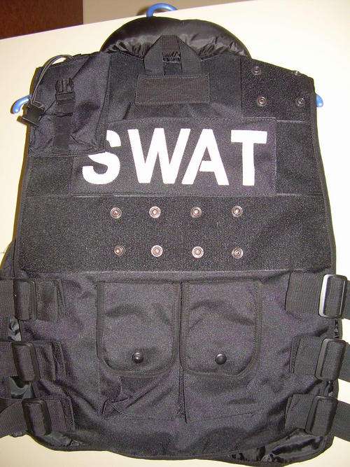 SWAT,COMBAT VEST(BLACK)