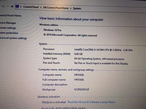 HP 6560b Laptop