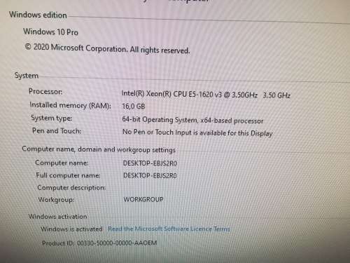 HP Z440 Desktop