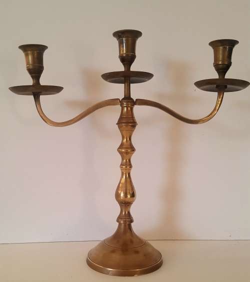 Beautiful brass candle stick holder. Made in India