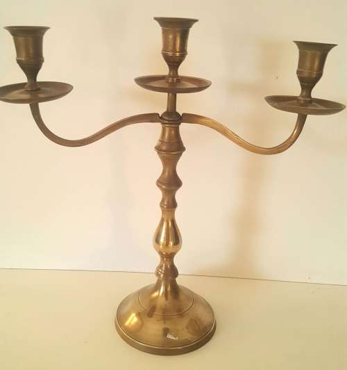 Beautiful brass candle stick holder. Made in India