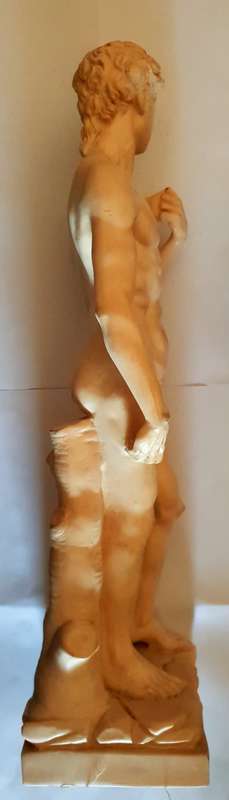 Very detailed Sculpture of a man made by A. Santini (Italy)