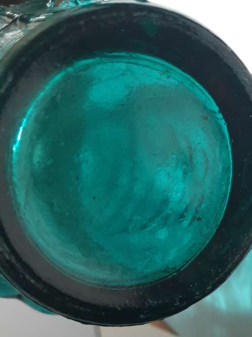 Blue salt bottle 1960-1969 Made in Italy  by Empoli