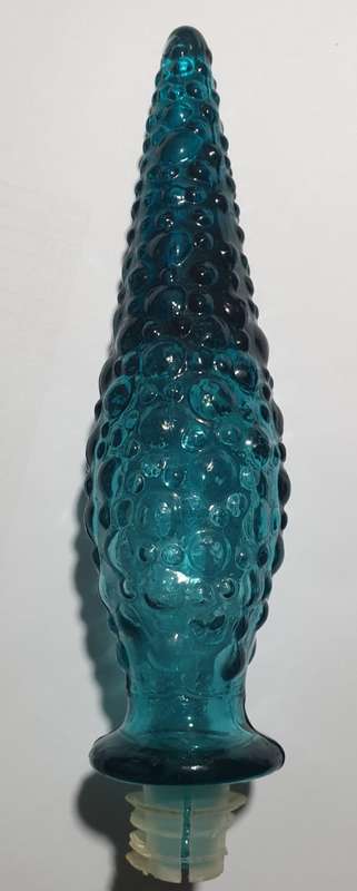 Blue salt bottle 1960-1969 Made in Italy  by Empoli