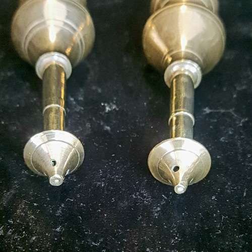 2x Indian Old Vintage Brass Rose Water Sprinkler made in India