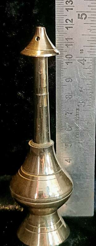 Exotic Indian decor - Antique Perfume Bottle - Rose Water Sprinkler Bottle 