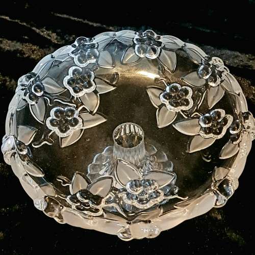 Vintage Walther Glass Serving Dish Crystal Glass Vintage Retro German Design Waltherglas