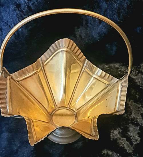 Brass basket.