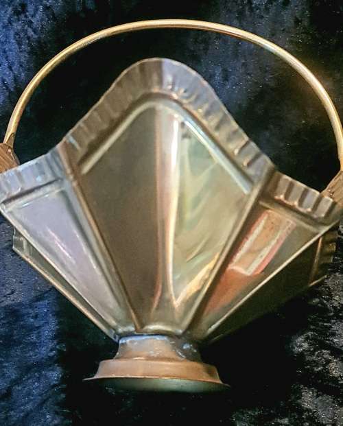 Brass basket.