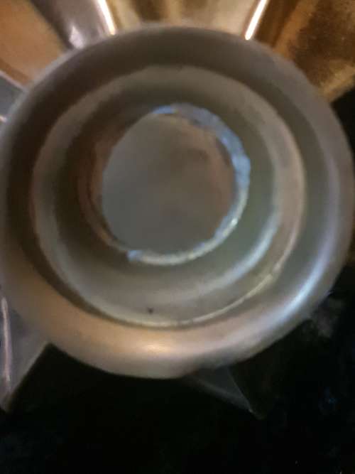 Brass basket.