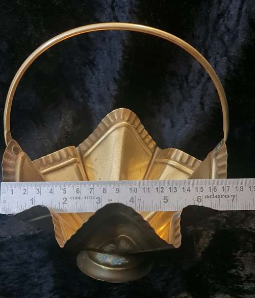 Brass basket.