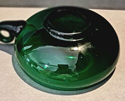 Vintage Kumela Green Glass Dessert Bowls, Set of 2