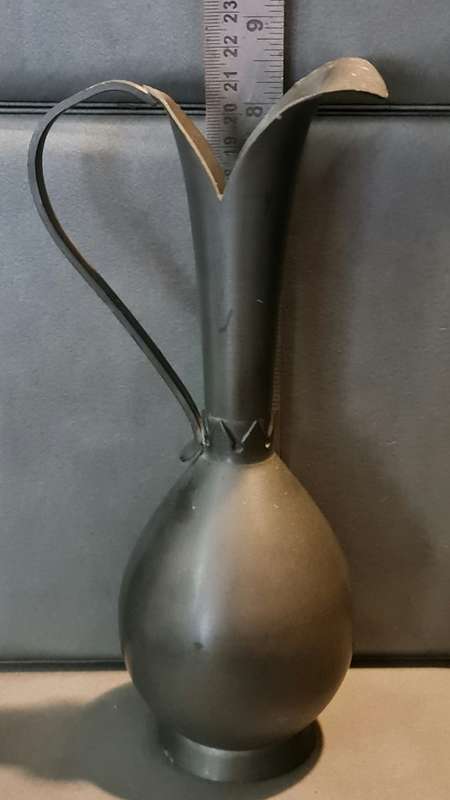Vintage Norway Pewter Pitcher Haugrud Stamped