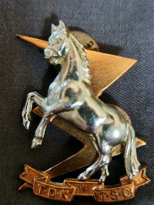 SOUTH AFRICA   Technical Service Corps (Tiffies) cap badge
