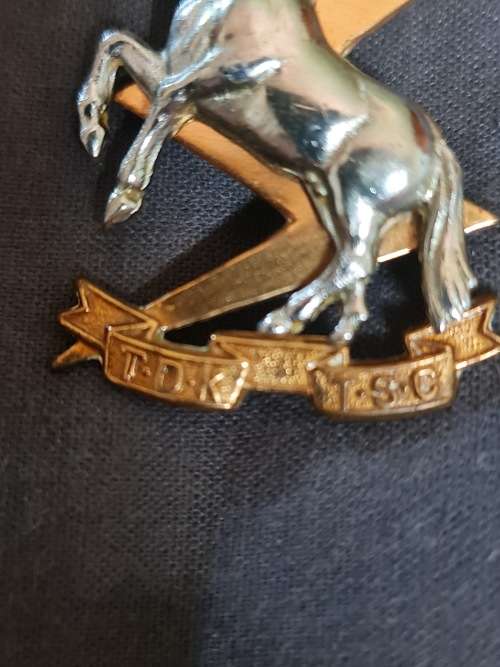 SOUTH AFRICA   Technical Service Corps (Tiffies) cap badge