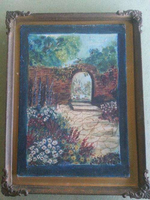 Small painting on board a must see