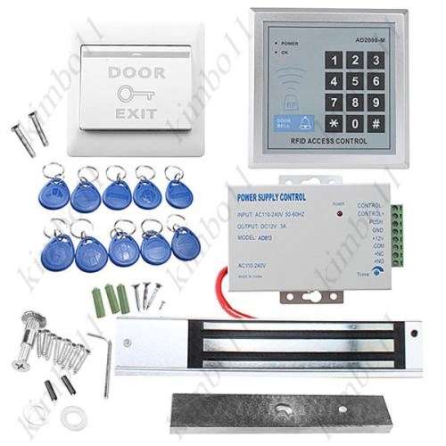Electric Door Lock Magnetic Access Control ID Card Password System