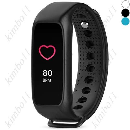 L30T Smart Bracelet 1.06" Color Screen Caller ID SMS Reminder Pedometer Mileage Calorie Sleep Monito