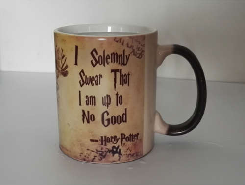 Harry Potter Marauder Map Heat Sensitive Coffee Mug