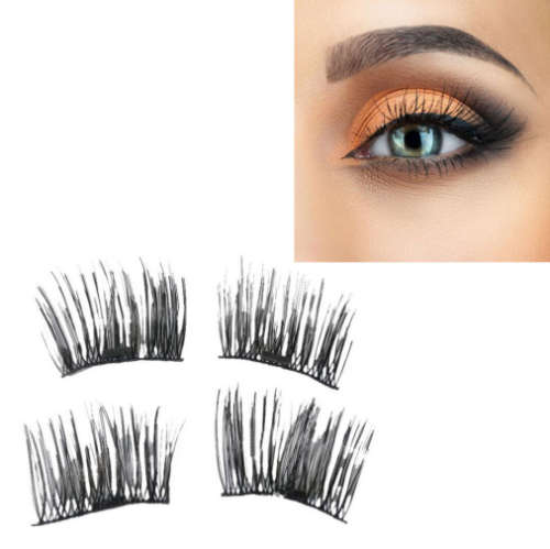 NEW Ultra-thin 0.4mm Black Magnetic Reusable  Eye Lashes (6 Styles)