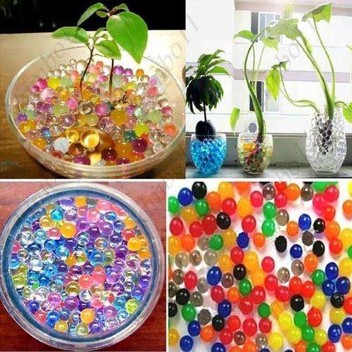 2000pcs Crystal Soil Water Beads Magic Jelly Balls
