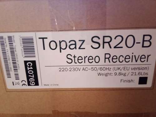 NEVER OPENED - Cambridge TOPAZ SR20