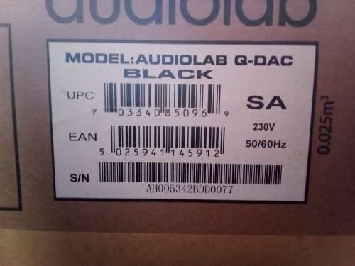 NEVER OPENED - Audiolab Q-DAC