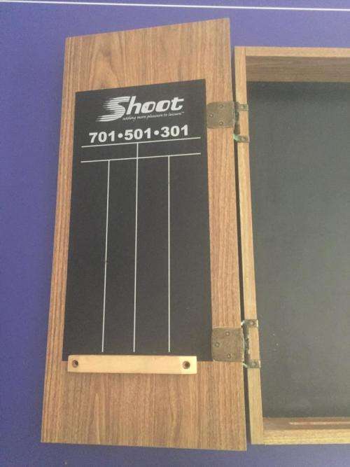 Shoot Club Competition Dartboard & Matching Cabinet