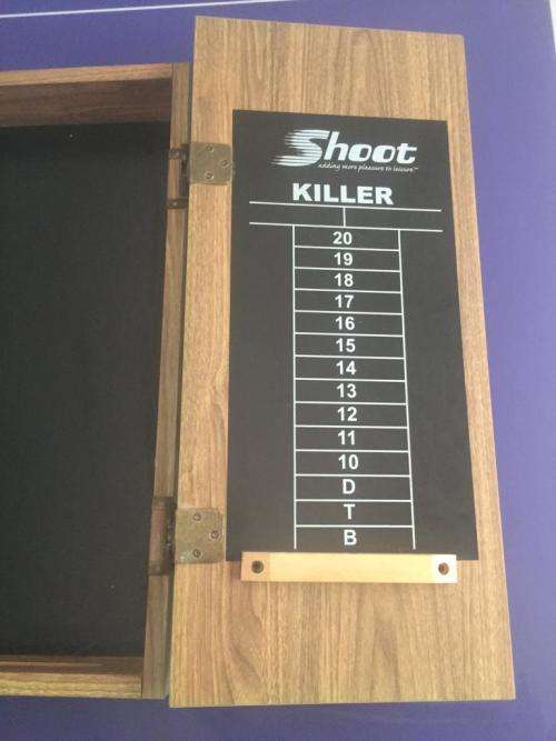Shoot Club Competition Dartboard & Matching Cabinet