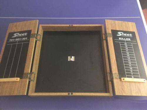 Shoot Club Competition Dartboard & Matching Cabinet
