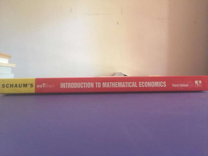 University Textbook: Introduction to Mathematical Economics