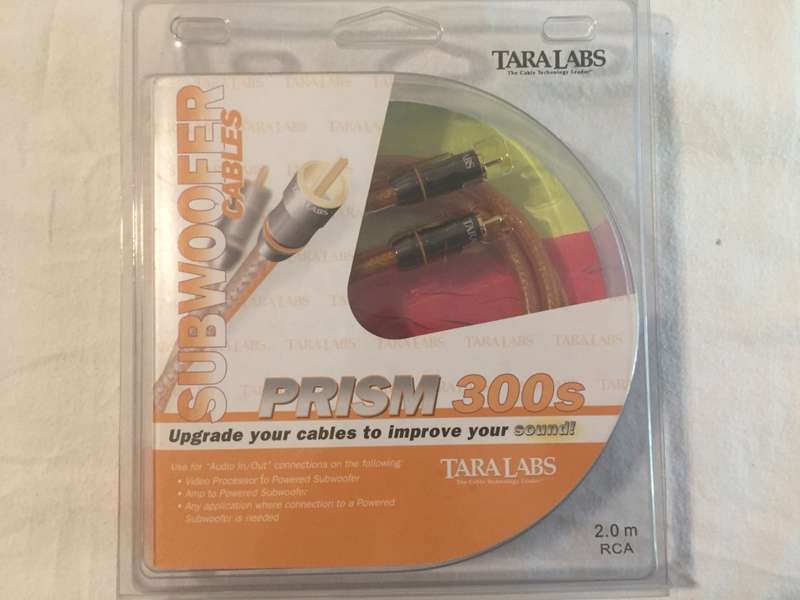 Tara Labs Prism 300s Sub-Woofer Cables