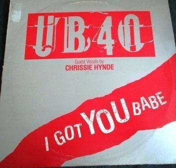 UB40, Chrissie Hynde/ I Got You Babe/ maxi lp/ cover vg, vinyl ex 1985