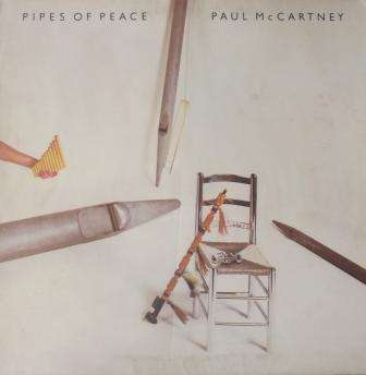 Paul McCartney/ Pipes of Peace/ lp/ cover g+, vinyl ex