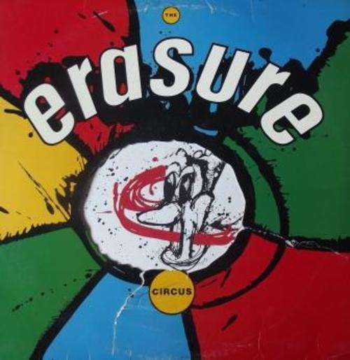 Erasure/ Circus/ lp/ covere fg, vinyl vg