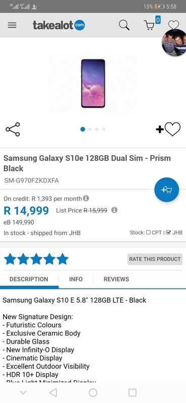 Samsung Galaxy S10e Almost Brand New