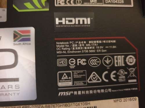 MSI TITAN GTX1070 Beast Laptop *plz read*