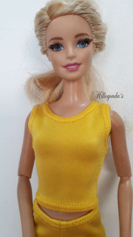 Lycra tank top for Barbie dolls - 20 different colors