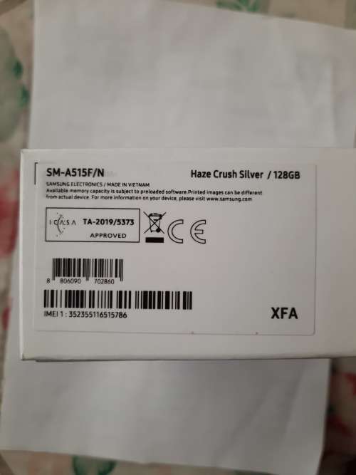 Samsung a51 Galaxy Silver Brand New Still Sealed in a Box