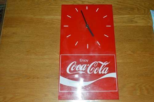COCA COLA WALL CLOCK - COLLECTABLE!!!@@@!!!