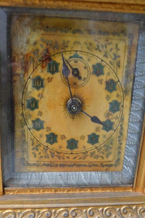 Antique Swiss Table clock Ca 1890 PHENIX Movement