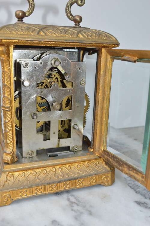 Antique Swiss Table clock Ca 1890 PHENIX Movement