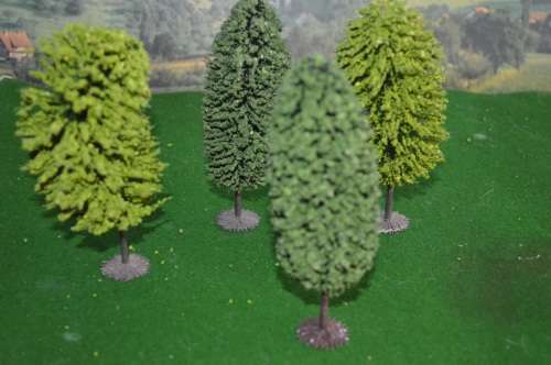 Ho pine/fur trees 13cm each